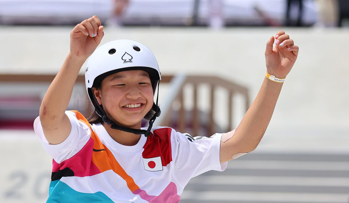 Skateboarding-Golden generation: Japan's Nishiya leads teen skater medal rush
